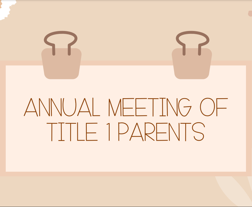  WWHS Title I Parent Meeting